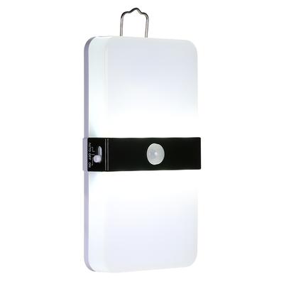 Bateriový LED pohybový senzor Noční světlo Bezdrátové závěsné magnetické nalepovací automatické bílé světlo