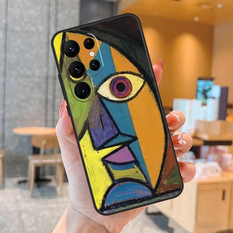 

Picasso Abstract Art Painting Phone Case For Samsung Galaxy S25 S24 S23 S21 S20 S22 Ultra S9 S10 Plus S25 FE Back Cover Galaxy S20 Plus