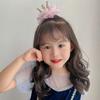 Sweet Adorable Pearl Crown Gauze Zinc Zinc Alloy Rhinestone Hair Clip Girl Hairpin Headwear Hair Accessory