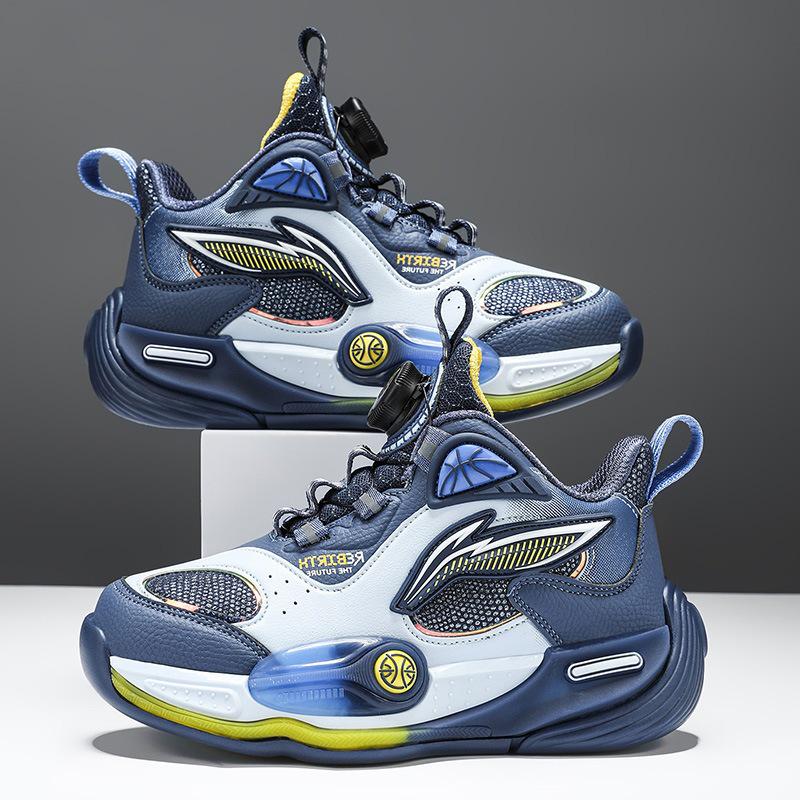 Boys' Autumn/Winter Shock-Absorbing Non-Slip Basketball & Running Shoes