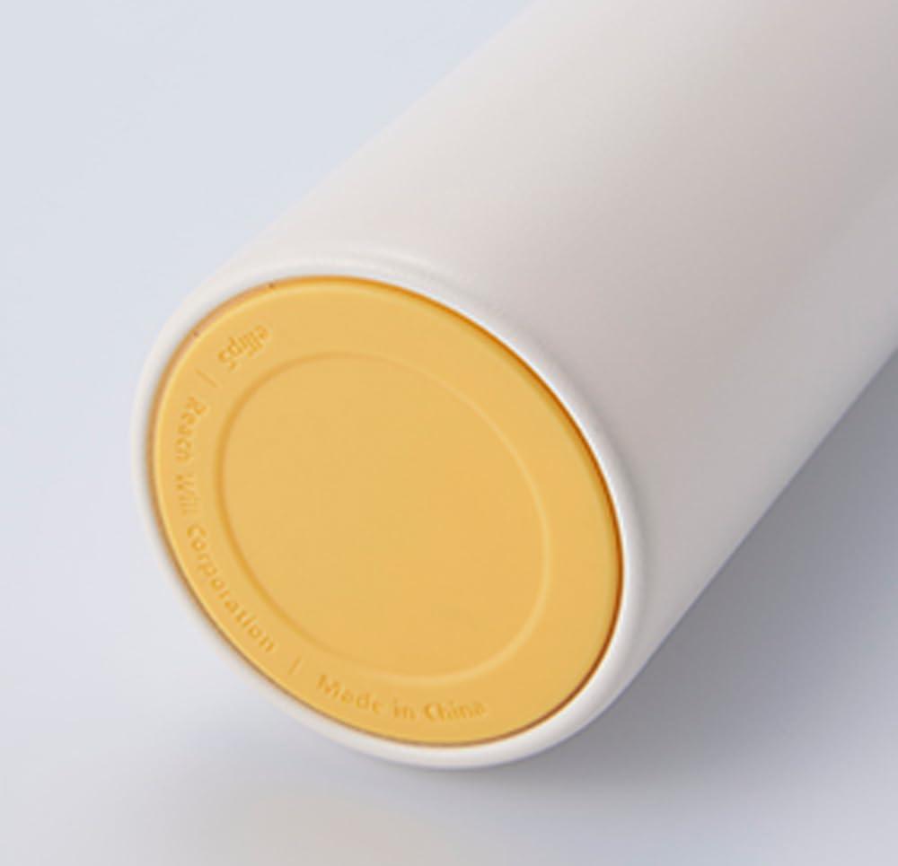 Reach Will Thermos 62mm W x 62mm D x 195mm 300ml Insulates Hot Cold Lightweight Vacuum Silicone ellipS Design RSF-30WH, approx. H, Capacity, & Water,