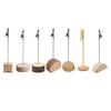 20 Pieces Name Card Holder with Clip Photo Holder Place Card Holder Photo Stand Memo Holder for Business Cards