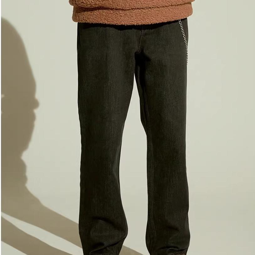 New MLB New York Yankees Jeans Men's Black 31DPM1041-50L