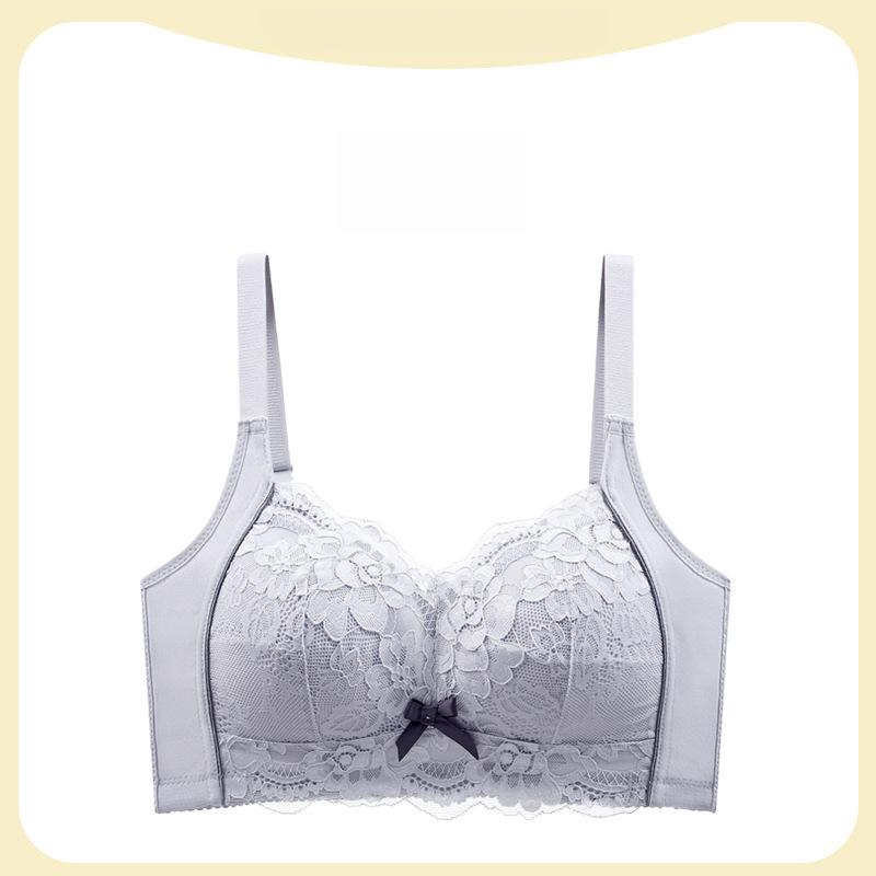 

Женское тонкое нижнее белье, бюстгальтер против обвисания, французское кружево, пуш-ап 42/95E фиолетовый