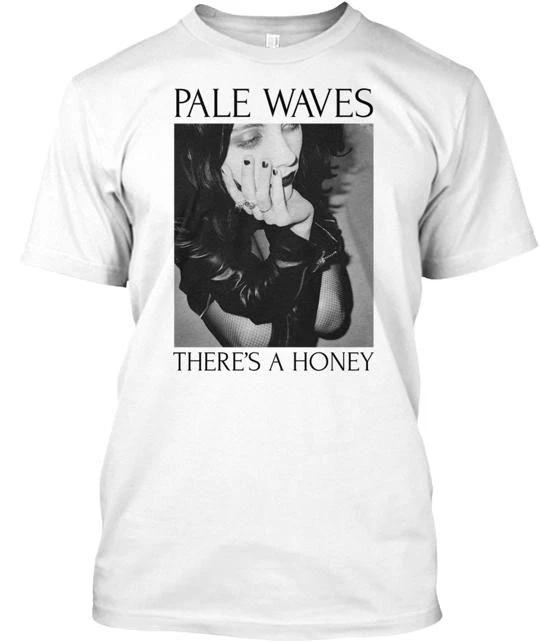 Pale Waves There s A Honey Хлопковая футболка 100% Мужские футболки Топ Сделано в США Футболка Топ Унисекс S