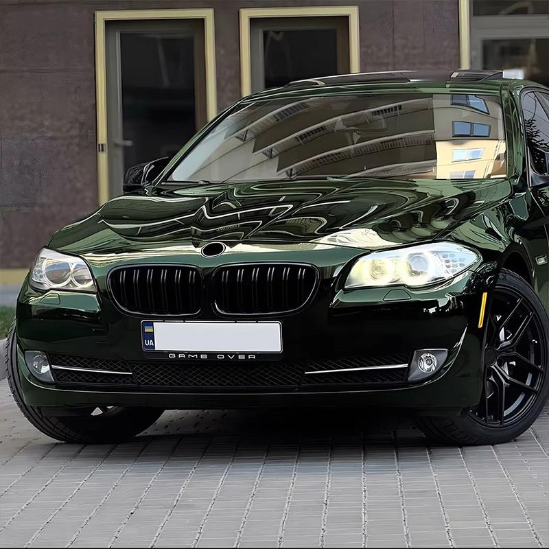 Car Front Bumper Racing Grille Front Kidney Dual Line Grilles For BMW 5 Series F10 F11 2011-2017 Car Front Grill Replacement