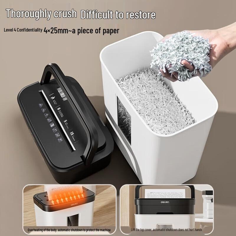 

Deli Commercial Desktop Cross-Cut Shredder CN plug (adapter included)