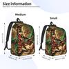 Fashion One Piece Anime Zoro Backpack  Mochilas Good Quality For School Retro Washable Rucksack