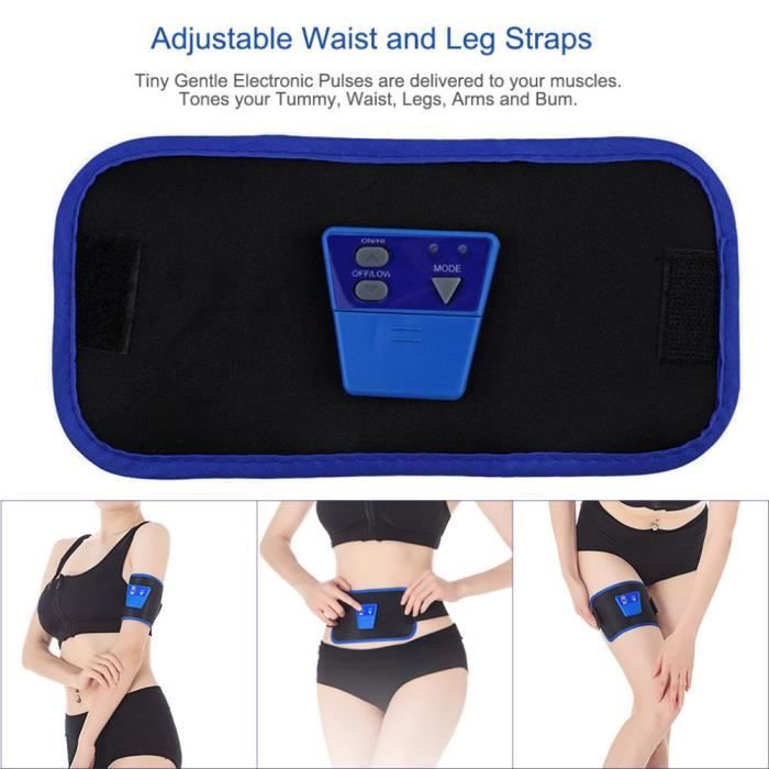 Minceur Massage Ceinture AB Gymnic Électronique Corps Exercice Ceinture Santé Soins De Muscle Bras/jambe/Taille Abdominale Massager