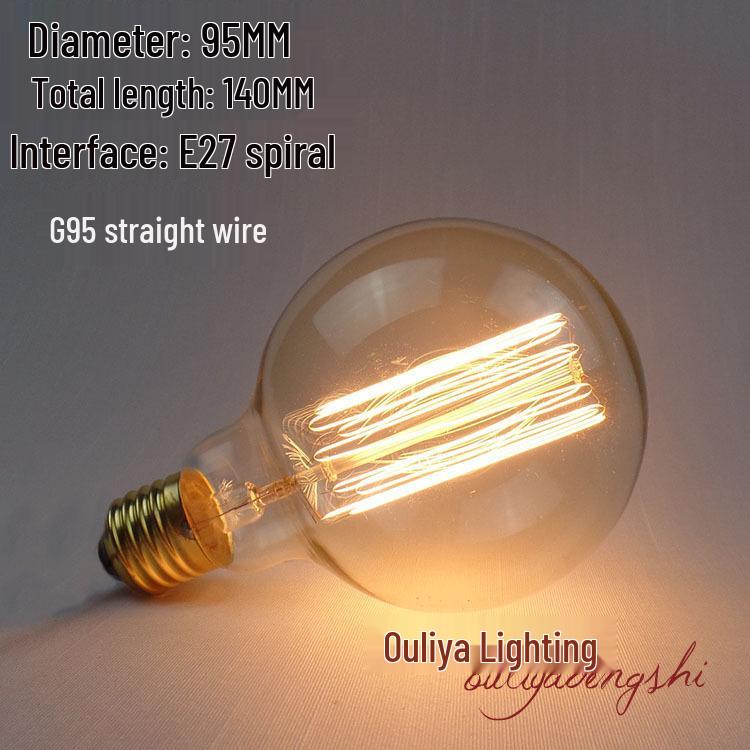Edison Retro Dimmable E27 Filament Bulb 110V/220V Nostalgic Decor