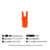 Multicolor Anti-Nail Plastic Arrow Nock with Inner Insert and Outer Wrap, Various Specifications Available.