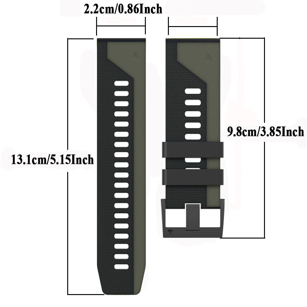 26MM 22MM Sport Wristband For Garmin Fenix 7 7X 5 5X Plus 6 6X Pro/935 945/Tactix/Enduro 3 QuickFit Silicone Watch Strap Fenix 8