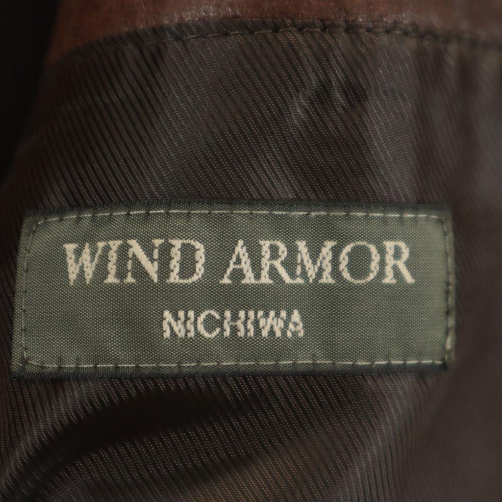 WIND ARMOR leather jacket L Brown Men's Used