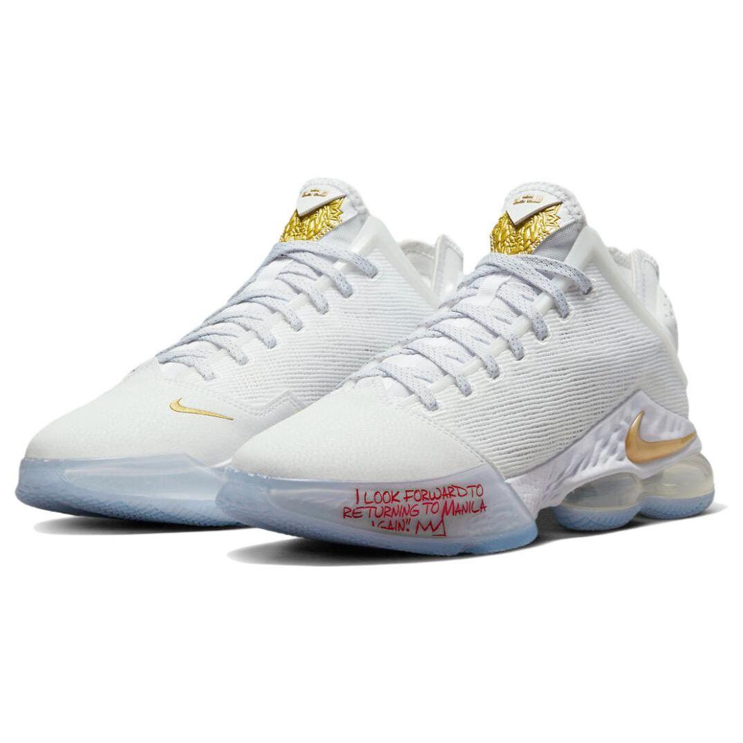 Titan x Nike LeBron 19 Low Beyond The Seas Унисекс Кроссовки Белые DV3334-100 41 — фото 3