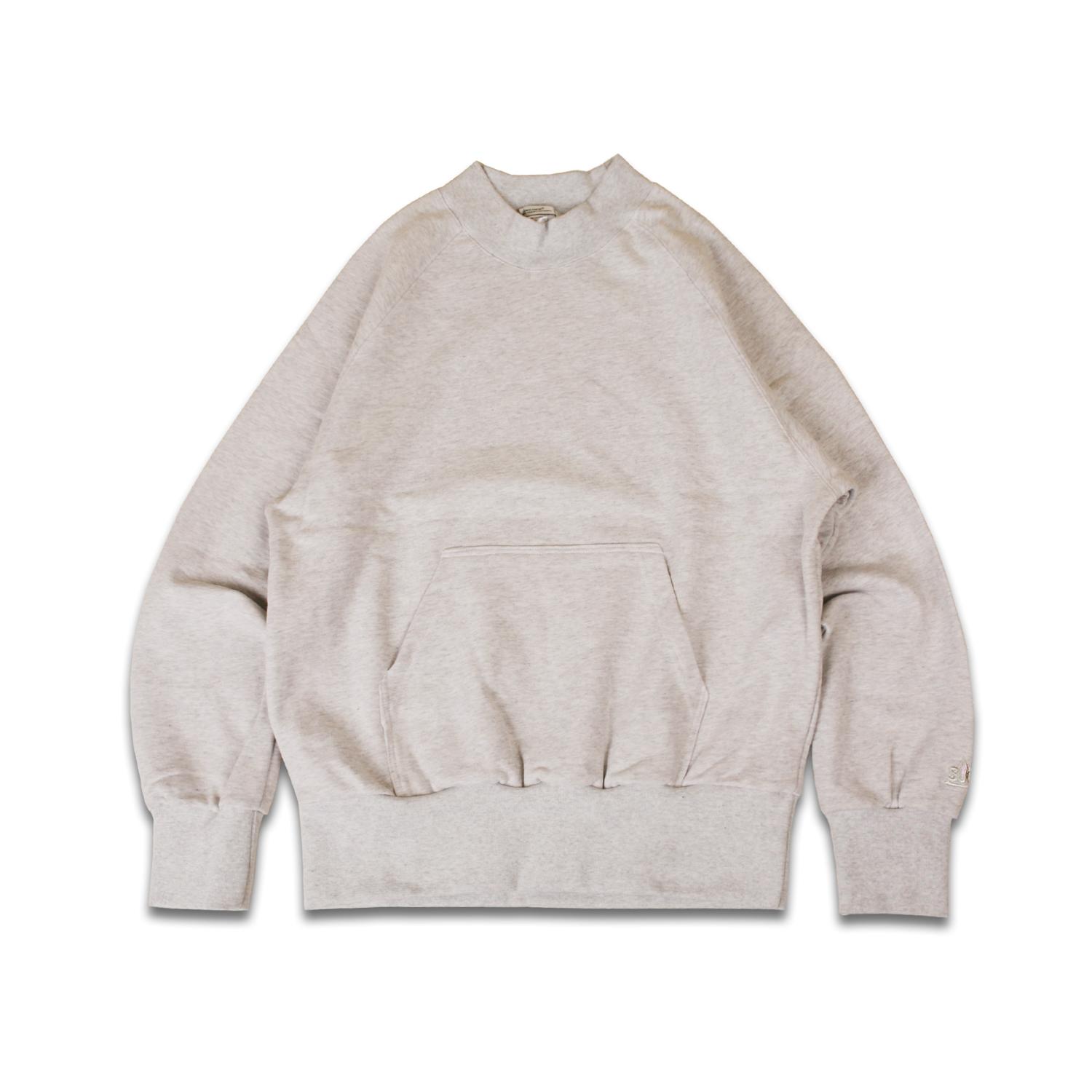 Свитшот с высоким воротником и рукавами реглан Swell Map Пепельно-серый Light Gray/M