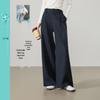 ESE-Y Women's High-Waist Lyocell Cotton Wide-Leg Pants