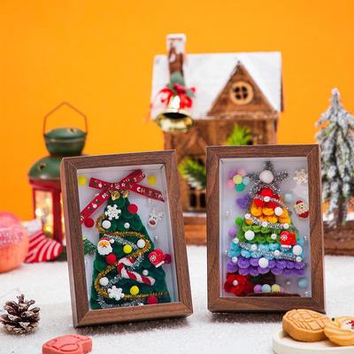 DIY Kreativní kroucený vánoční stromek fotorámeček - Perfektní jako vánoční dárek pro přítelkyni a stolní ozdoba