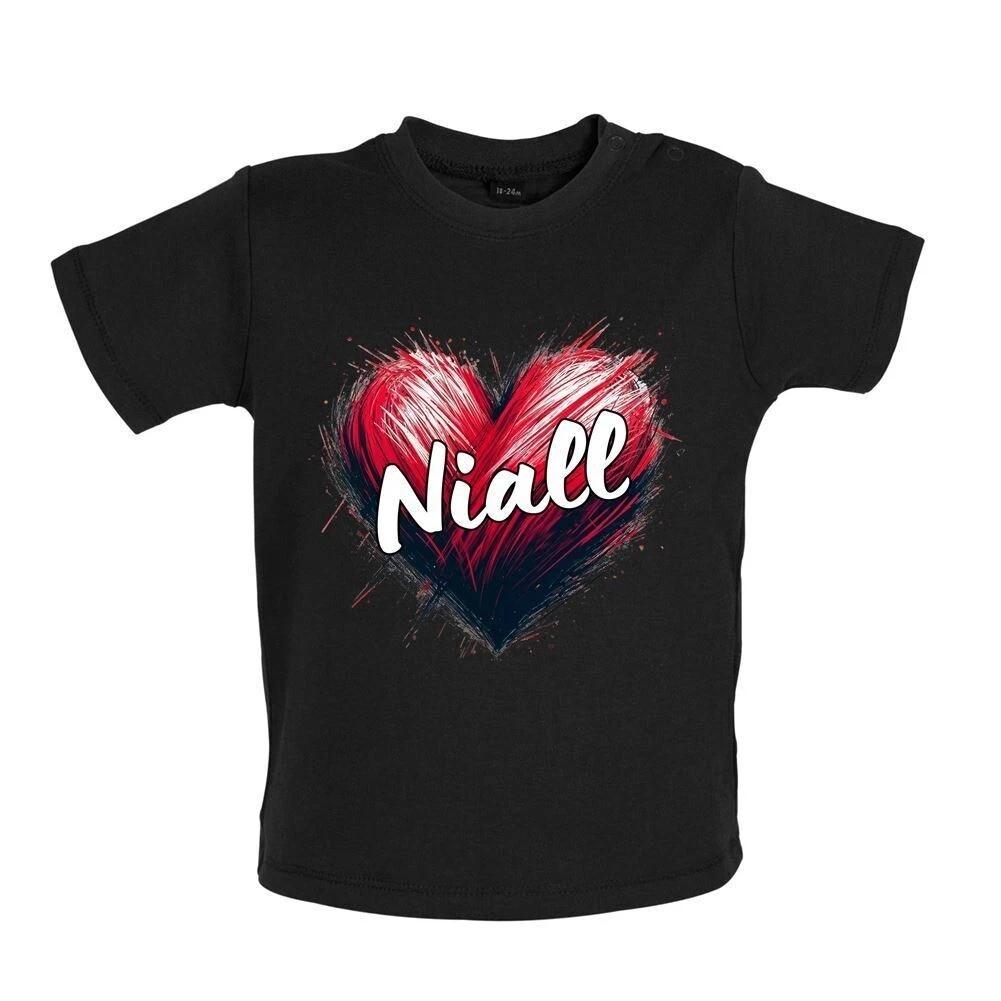Love Heart Niall - Baby Kids T-Shirt / Body- Music Music Musician Horan Tour Love 100