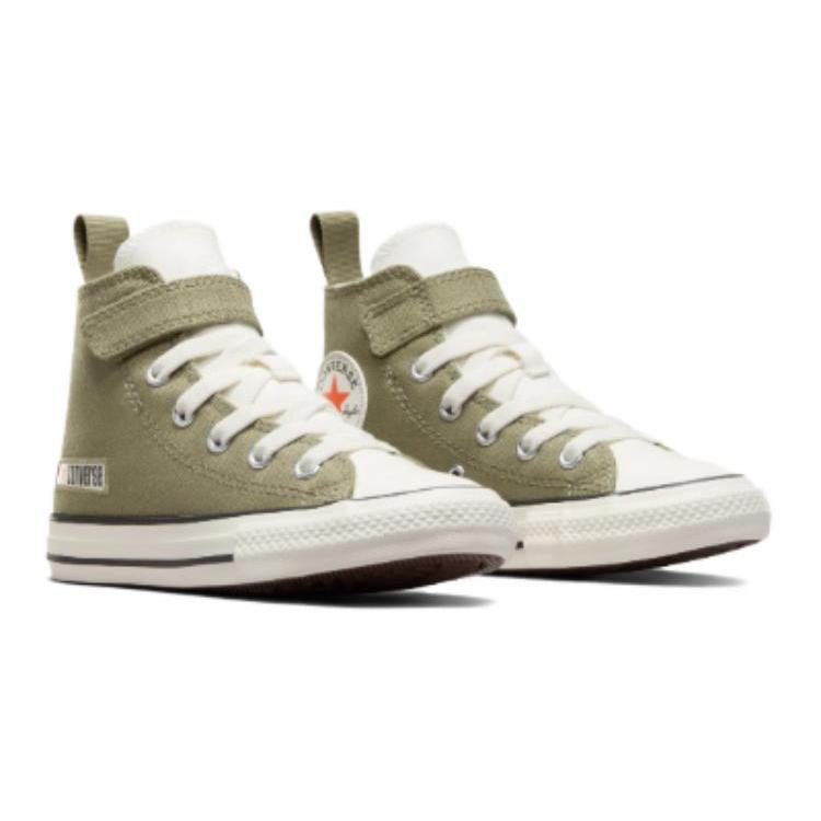 Converse Chuck Taylor All Star Round Tip Cushioning, Wear Resistant High top Kids Canvas Shoes Green A06368C