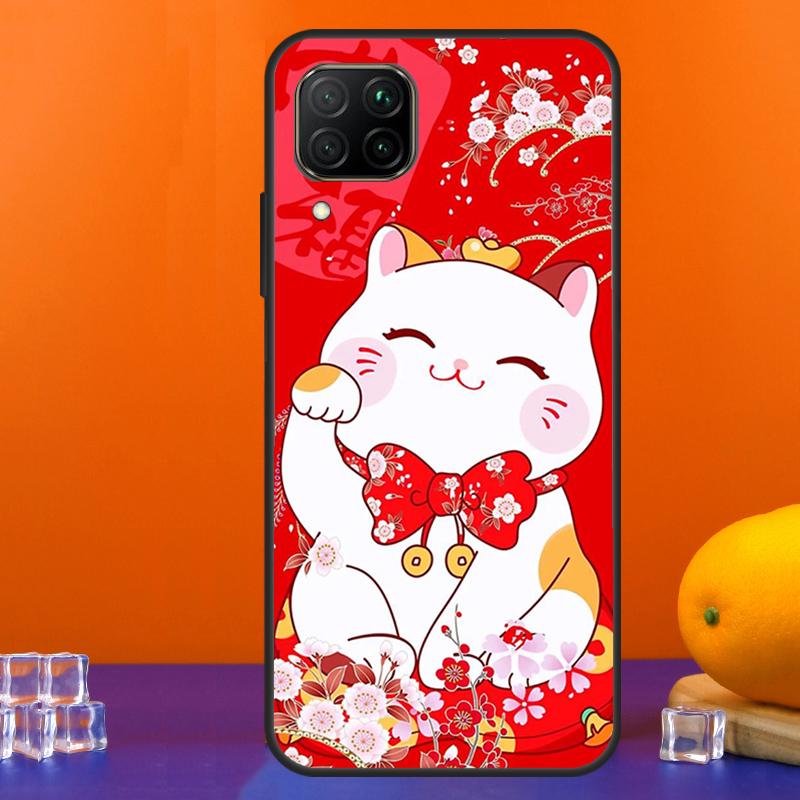 China Cute Lucky Cat For Huawei Nova 9 10 SE 5T 12i 12s 11i Y91 Y90 Y60 Y70 Y72 Y61 P60 Pro P20 P40 P30 Lite Case