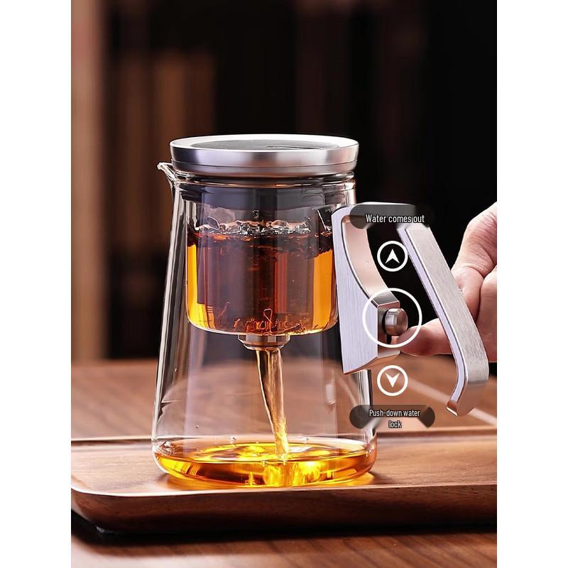 YIHUTEA Magnetic Filtered Glass Tea Infuser