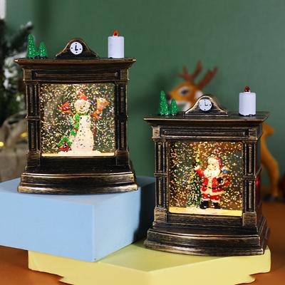 Christmas Decorations Crystal Ball Christmas Eve Old Man Crystal Lantern Decorated With Snowflakes Christmas Small Gift