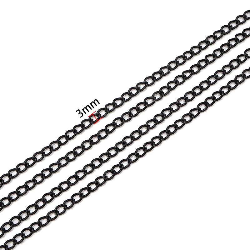 10m/Lot Tail Extender Chain Long Open Link Ring Extended Extension Necklace Chains For Jewelry Making Supplies Wholesale