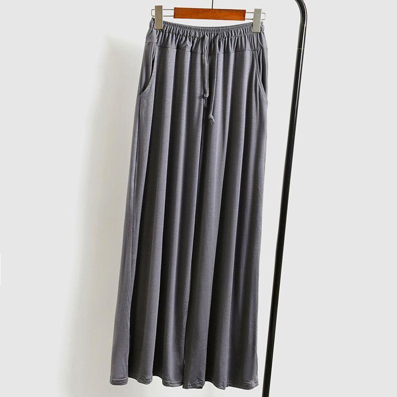 Womens Waist High Casual Wide Leg Pants Elastic Long Pants Pants Casual