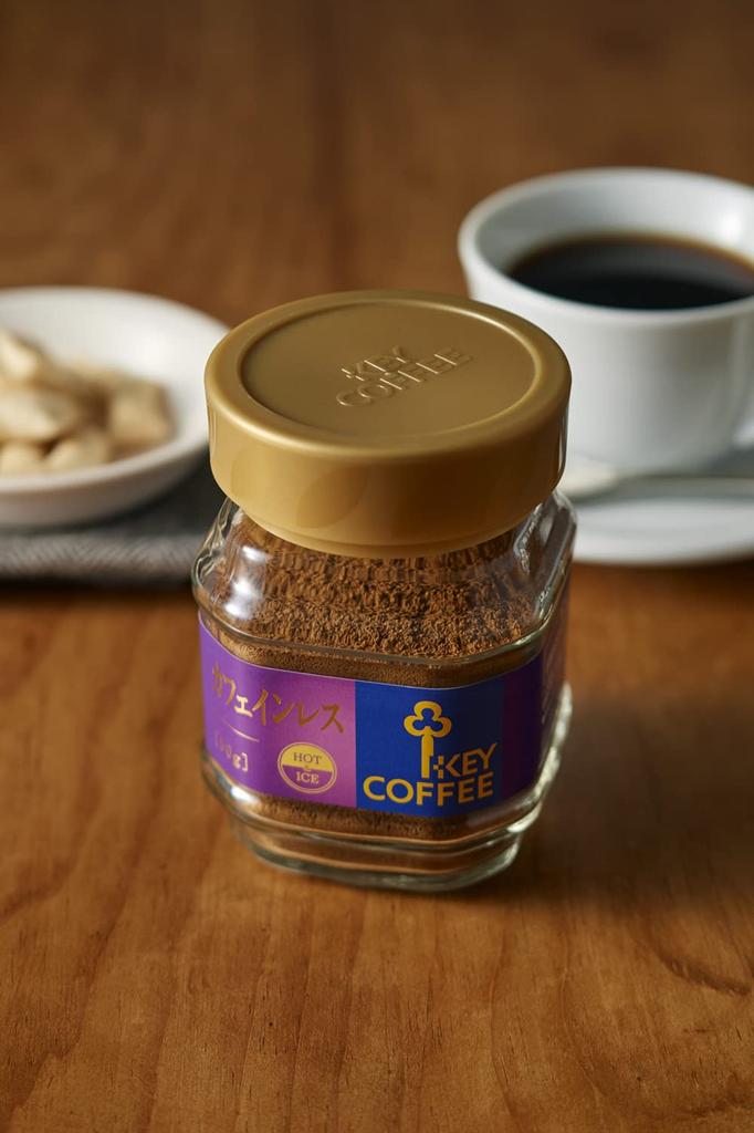 Key Coffee Instant Coffee, Decaffeinated, 50g x 3 Bottles