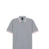 HUGO BOSS Polo Shirts Men's Gray Polo Collar Moderate Straight Fit 50398302-066