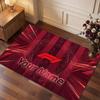 F1 Personalized Crystal Velvet Carpet, Customized Name Text Soft Anti‑Slip Rug for Living Room Bedroom