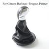 Car Gear Shift Knob Boot Cover for Citroen Berlingo III MK3/Peugeot Partner 2008 2009 2010 2011 2012 2013 2014 2015-