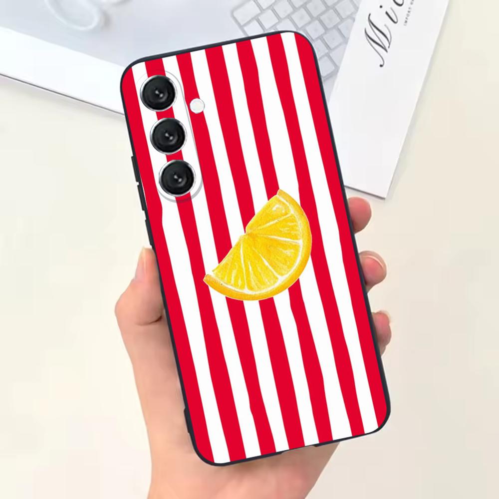 Fruit Lemon Painting  Phone Case For Samsung Galaxy A13,A21s,A22,A31,A32,A52,A53,A71,A80,Soft Black Shell