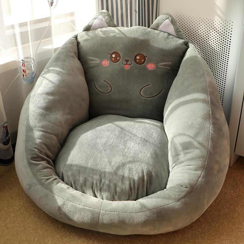 Coussin Mooli sur le sol, siège paresseux, jetée, tatami, futon, chambre japonaise, maison, balcon, fenêtre, sol, coussin doux, hiver