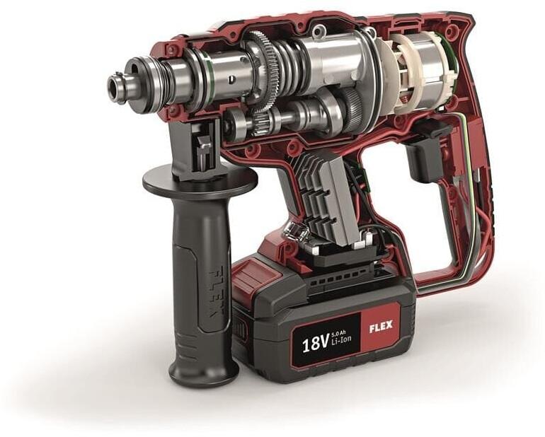 Аккумуляторный комбинированный перфоратор Flex-Tools CHE 18.0-EC