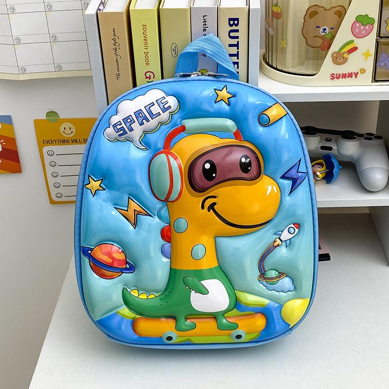 Children's Schoolbag Kindergarten Schoolbag Large Capacity Hard Shell Children's Backpack Cartoon 3D Three-dimensional Backpack