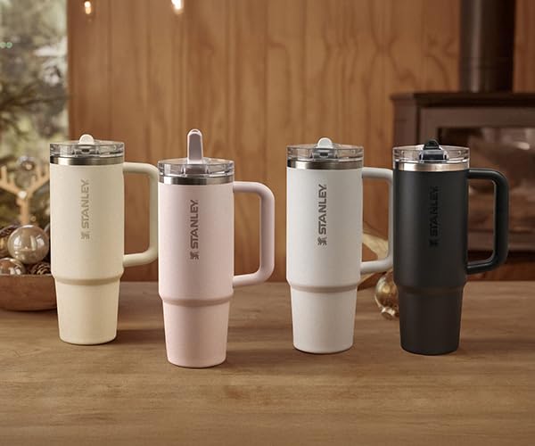 STANLEY Quencher Pro Tour Flip Straw Stainless Outdoor Water Black Tumbler, 0.88L, Steel, Insulated, 880ml, Bottle, 2.0, 10-12485