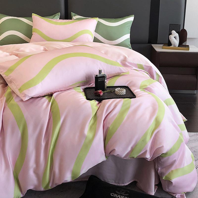 New  Luxury 100% Tencel Bedding Sets - High - Density, High - Count for 1.5m/1.8m/2.0m Beds