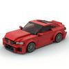Compatible -177481 M2 G87 Red Small Particle Car Model Creative Ornament Building Block