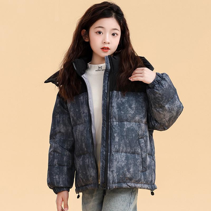 Children's Camouflage Down Jackets for Boys and Girls Winter New Workwear Thickened Down Jackets