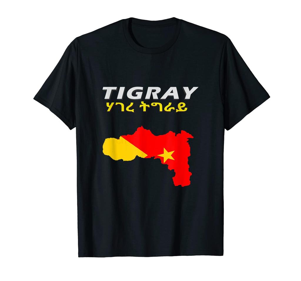 ZX 100 Cotton Tigray Flag Shirt I Love Tigray Ethiopian TShirt Graphic Harajuku Fashion Tee T Shirt XS5XL