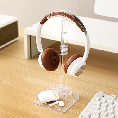 Yousheng Universal Headphone Stand Multi-functional Phone Holder Gaming Headset Display Rack Desktop Hanger Mount Organizer Headphone Accessories