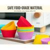 12er Pack Silikon Backförmchen Wiederverwendbare Muffinförmchen Antihaft Cupcake Förmchen Set Cupcake Silikonförmchen Silikon Cupcake Halter