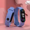Náramek na zápěstí pro Xiaomi Mi Band 7 Náhradní Sportovní prodyšný Silikonový Pletený Solo loop Correa NFC Miband 6 5 4 pásek