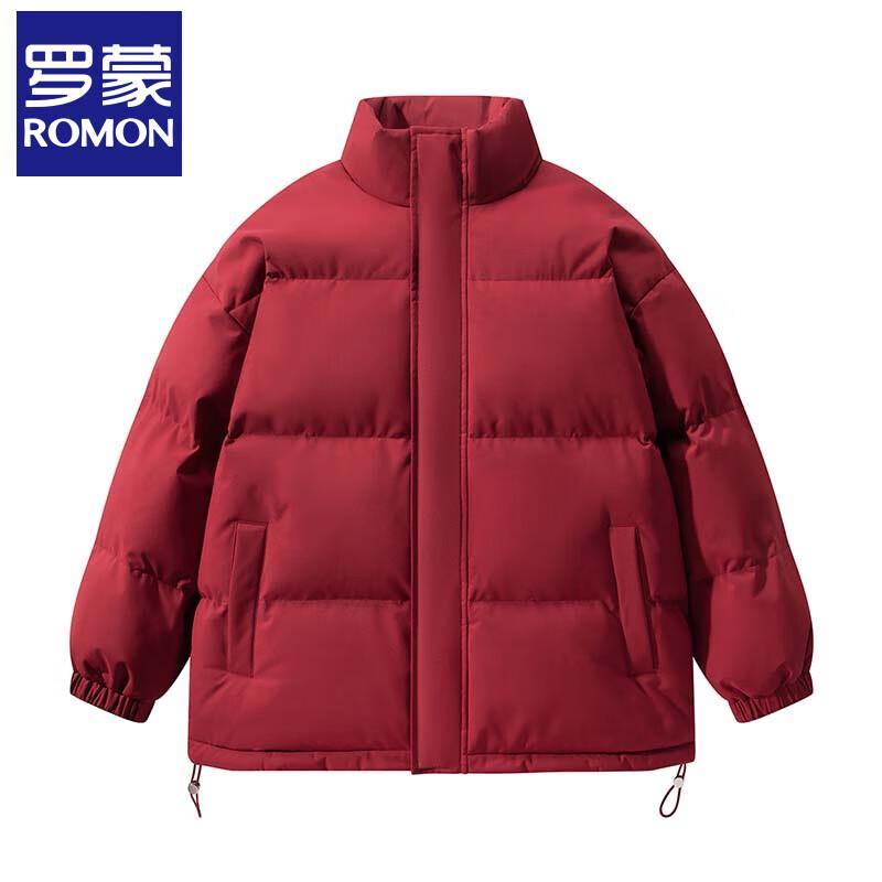 Romon Unisex Stand Collar Padded Jacket
