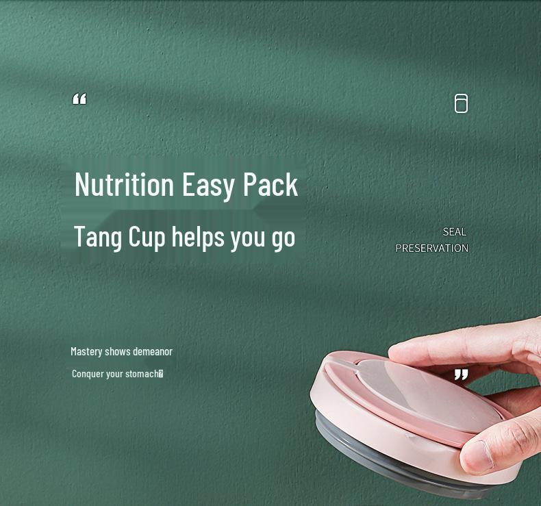 Stainless Steel Insulated Soup Cup - Portable & Sealed for Students & Office Workers