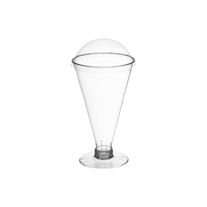 Disposable Plastic Dessert Cups with Lids