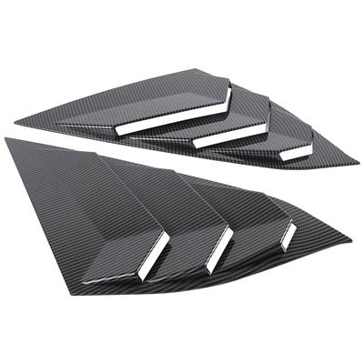 For 2018- Honda Accord JDM Carbon Fiber Color Rear Side Vent Quarter Window Louver Shutter Cover Parts
