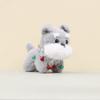 Plush Pendant Dog Keychain With Small Bell Necklace Design Suitable Gift For