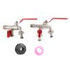 S60x6 Grobgewinde IBC Tank Tap Connecter X 1/2'' 3/4'' Wasser Kupplung Adapter 1000L Garten Home Ersatz Ventil Fitting